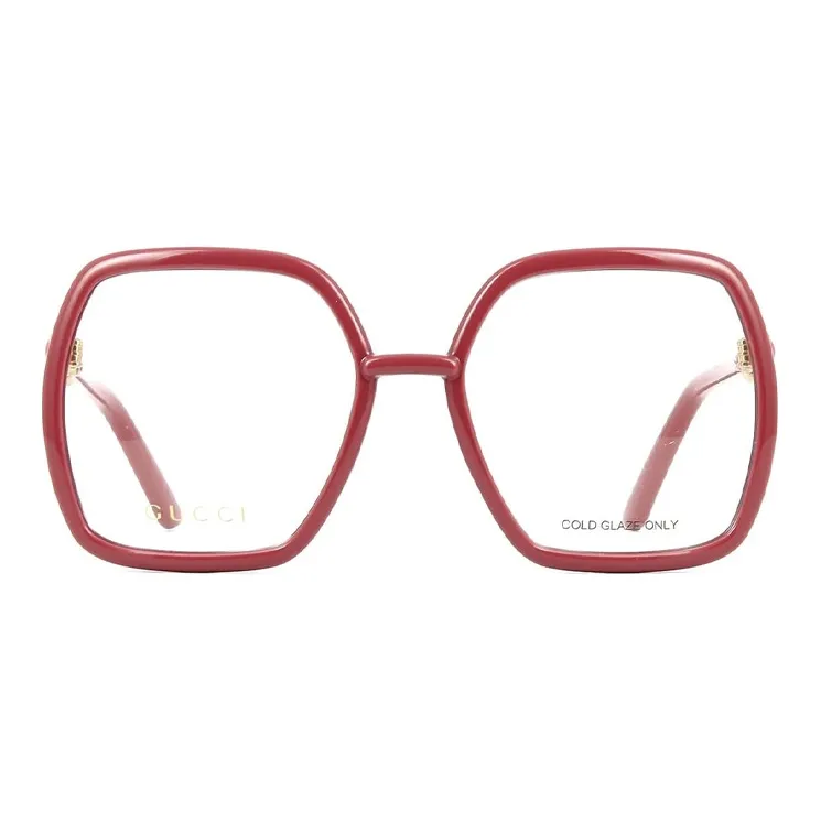 GUCCI Eyeglass Frames Women's Red