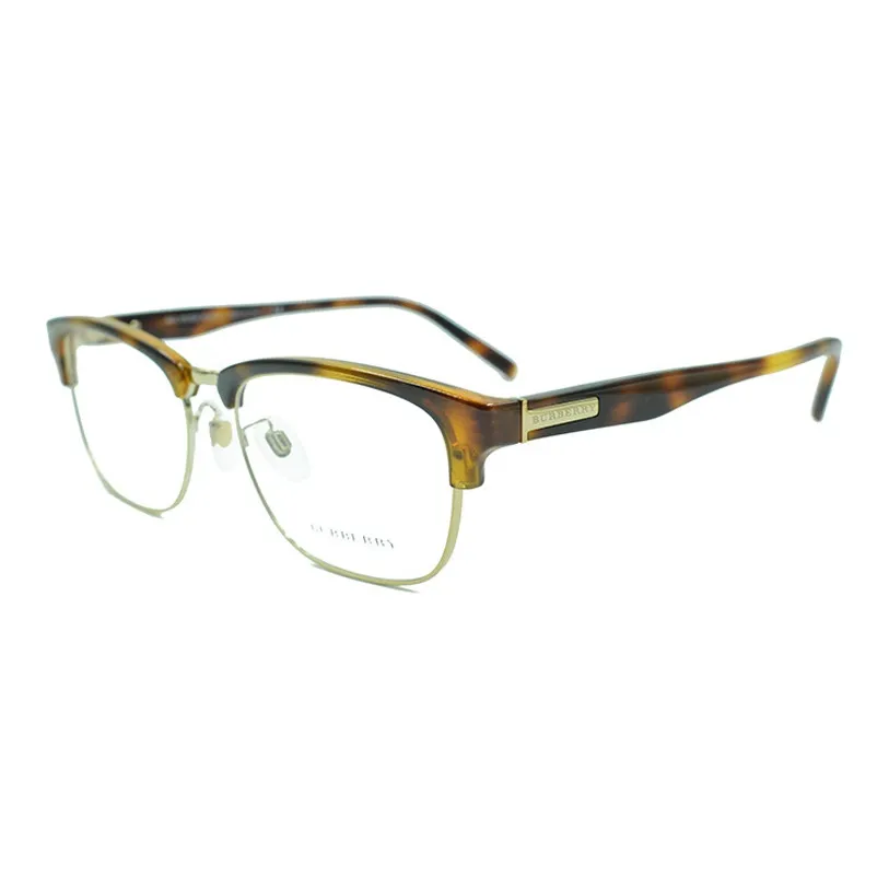 Burberry Plate And Metal Rectangular Eyeglass Frames Men's