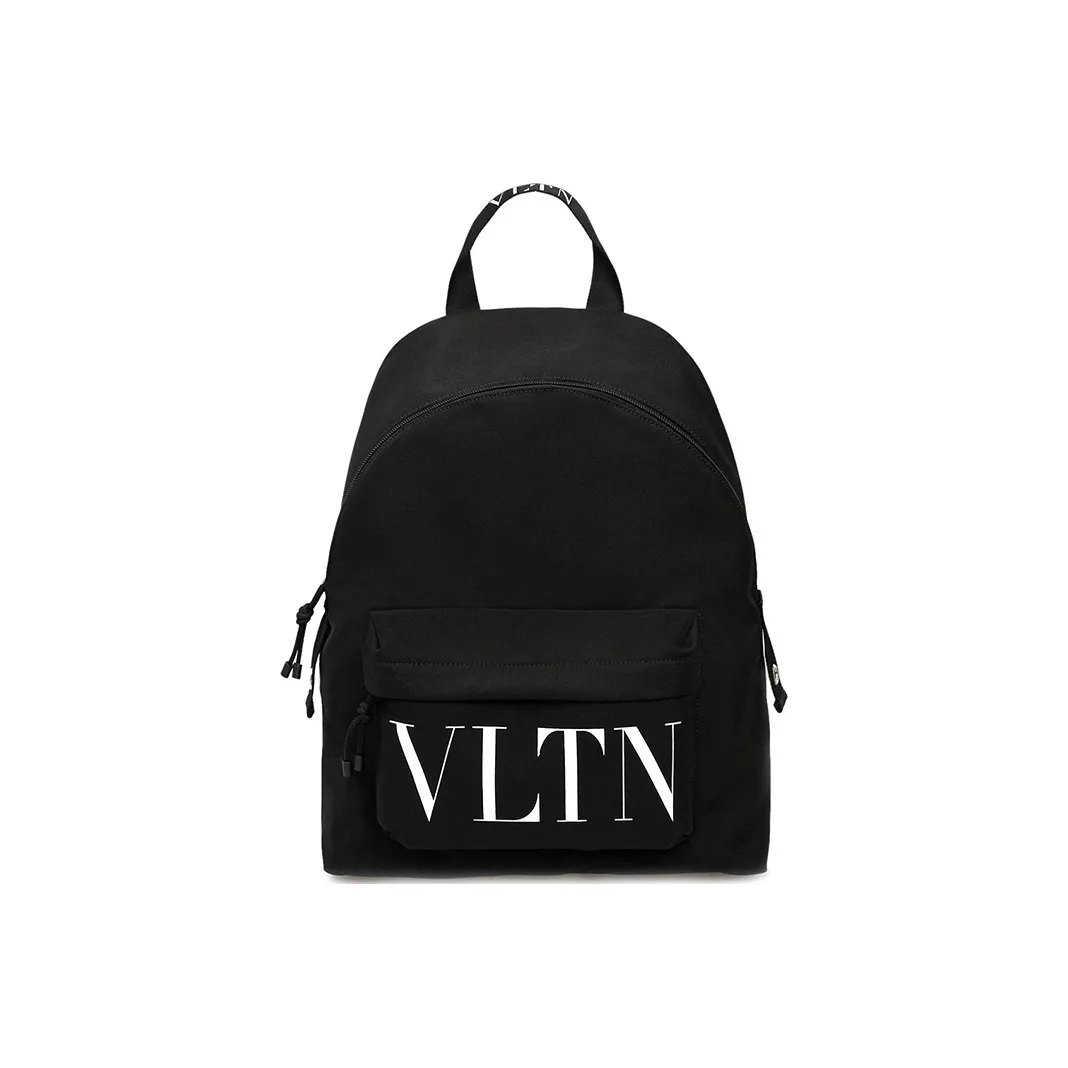 Valentino Polyamide Backpack Large Size Unisex Black