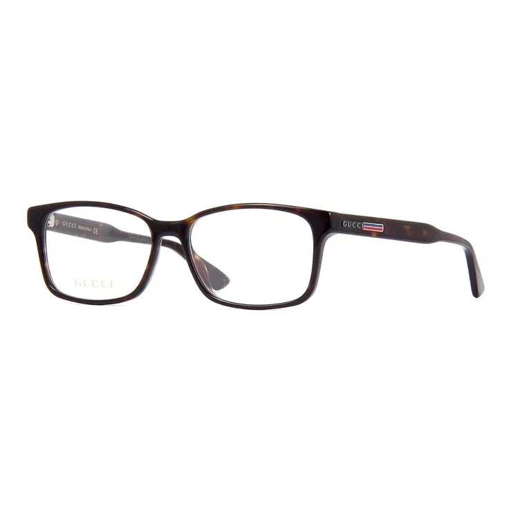 GUCCI Web Eyeglass Frames Men's Havana