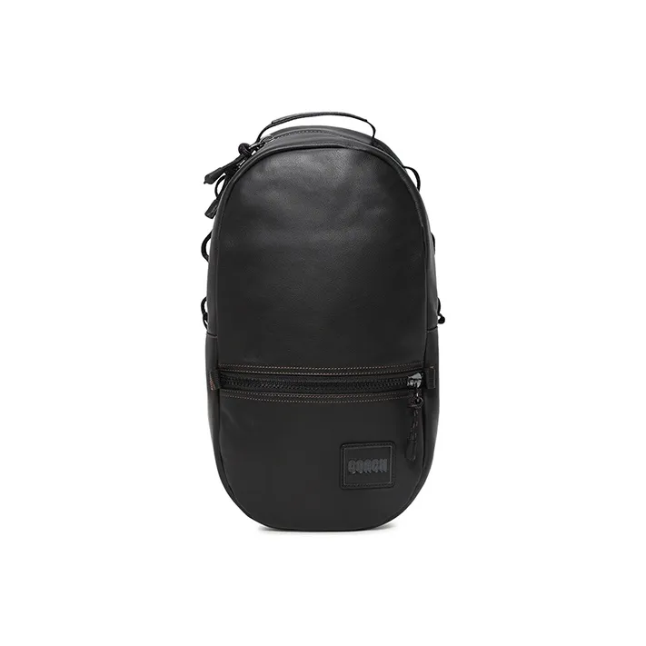 COACH Pacer Кожа Рюкзак Средний Мужской Черный