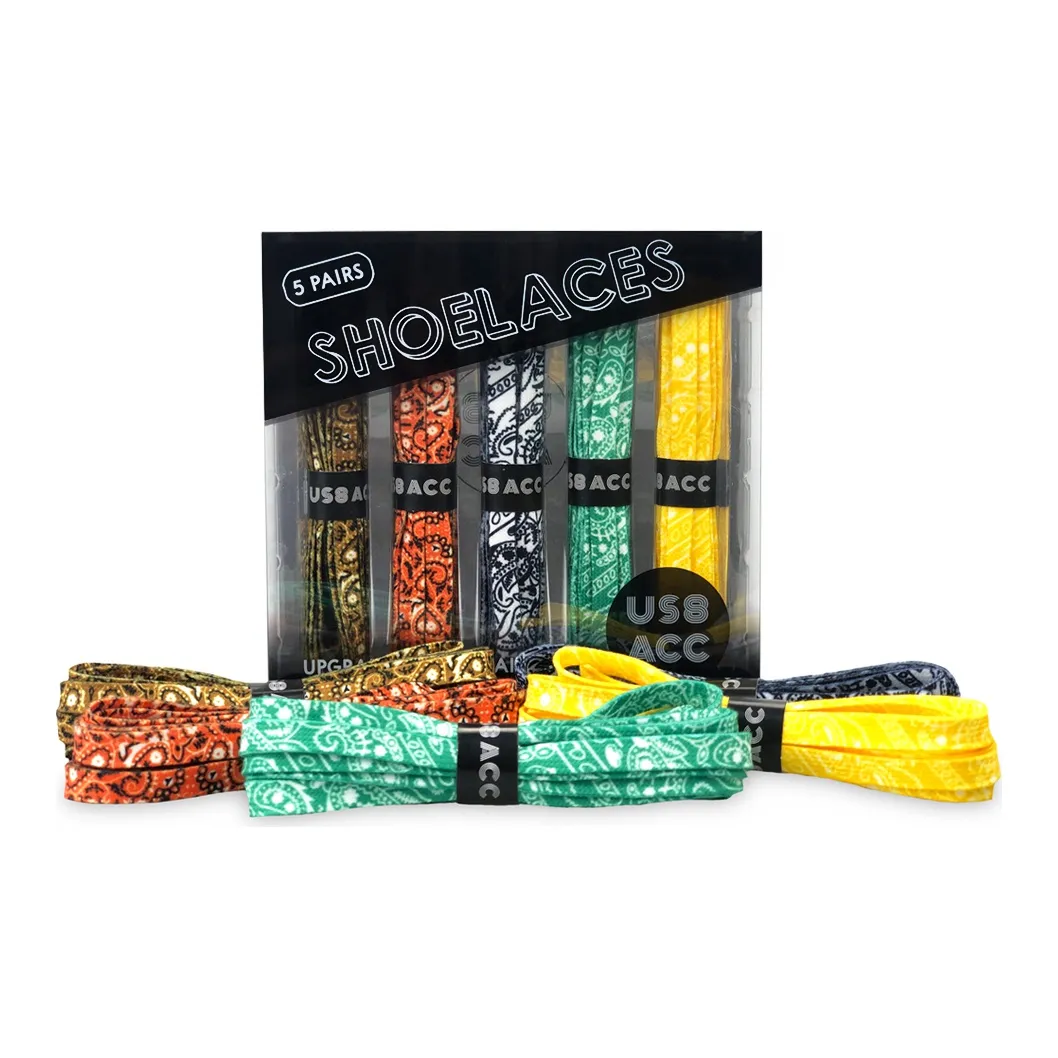 US8ACC Полиэстер Шнурки для обуви Унисекс