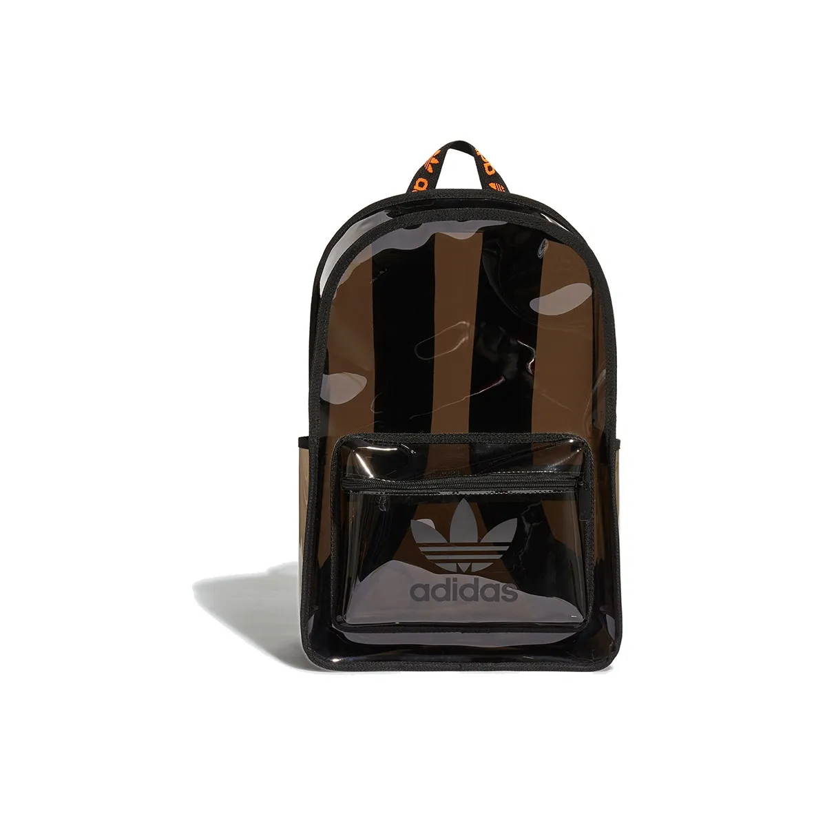 Adidas Originals Thermoplastic Polyurethane Elastomer Coated Backpack Regular Unisex Semi Transparent Black