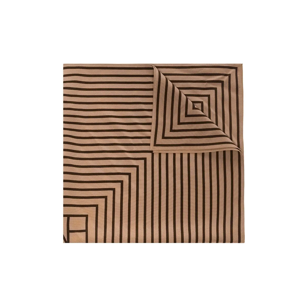 TOTEME Шелковые вязаные шарфы коричневый женский