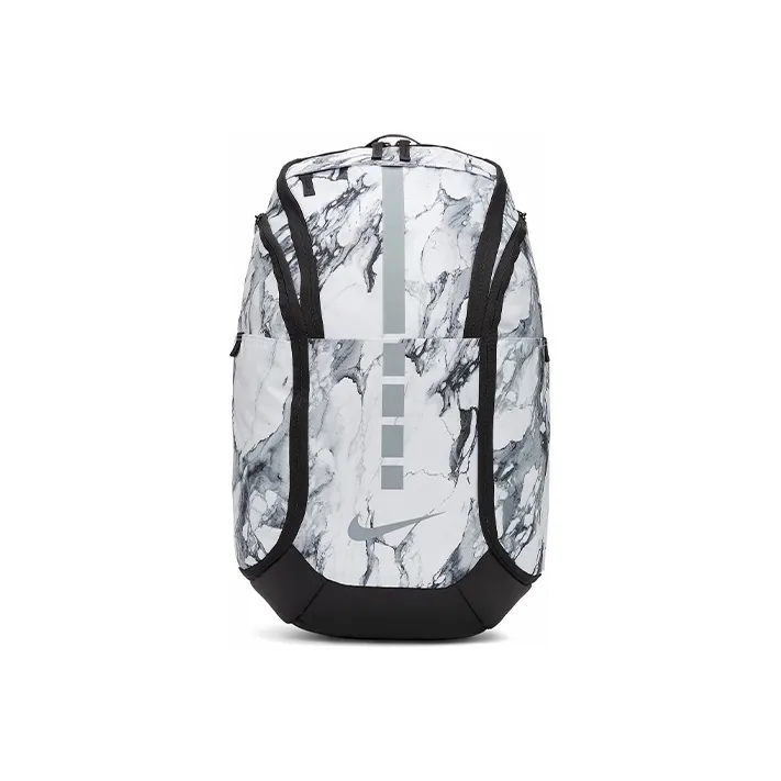 Nike Hoops Elite Pro Backpacks White/Black/Silver
