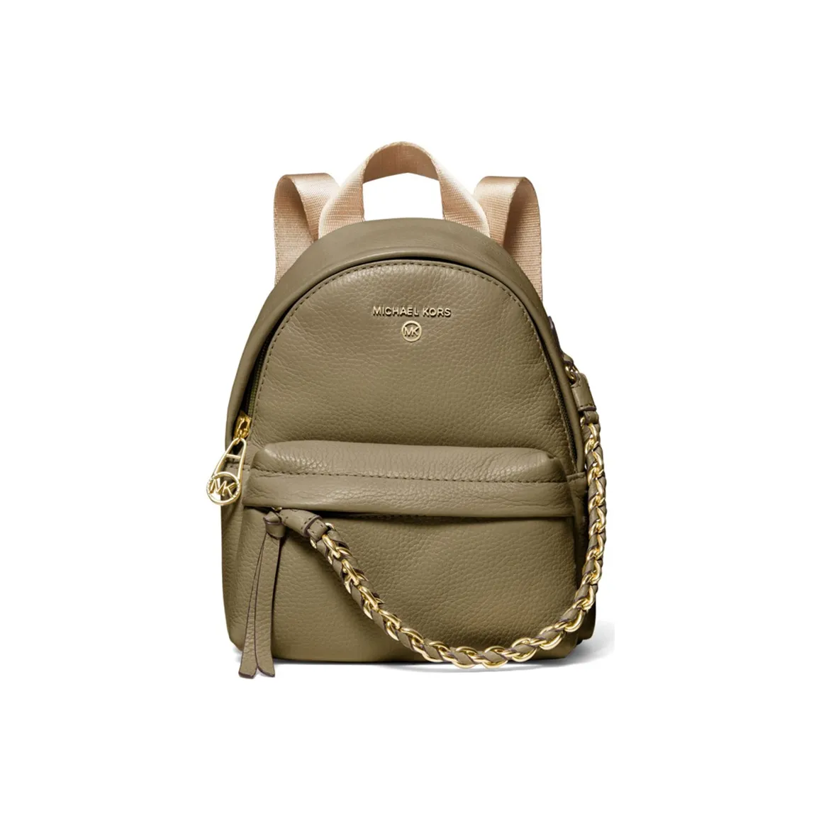 MICHAEL KORS Slater Cow Leather Backpack Women's Army Green