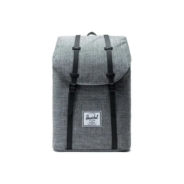 Herschel Polyester Backpack Large Size Unisex Gray
