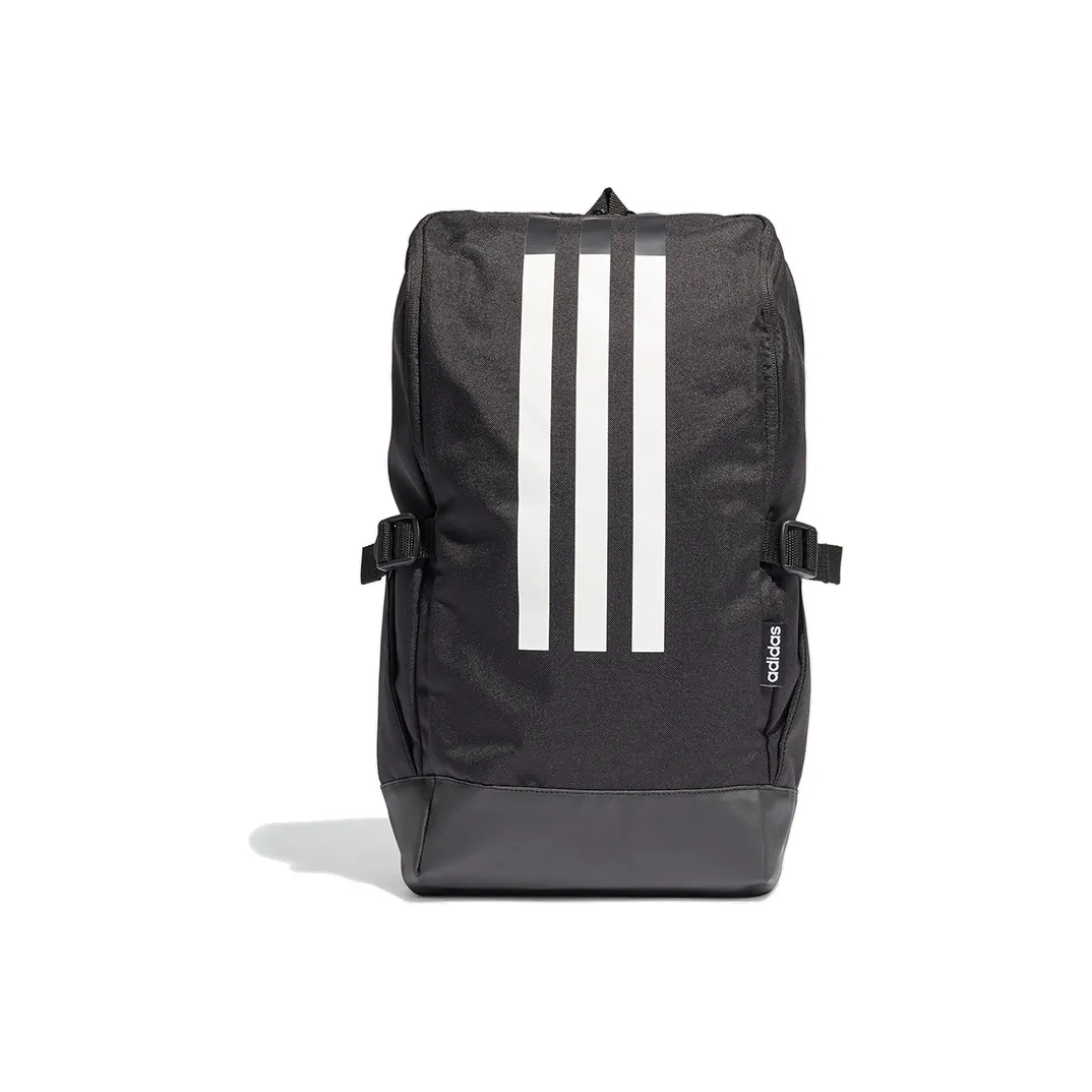Adidas Recycled Polyester Plain Weave Fabric Backpack Regular Unisex Black