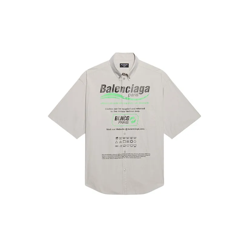 Balenciaga Shirts Men's Gray