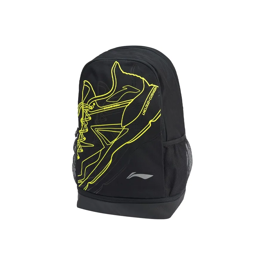 LINING Badminton Series Полиэстер Рюкзак Унисекс Черный