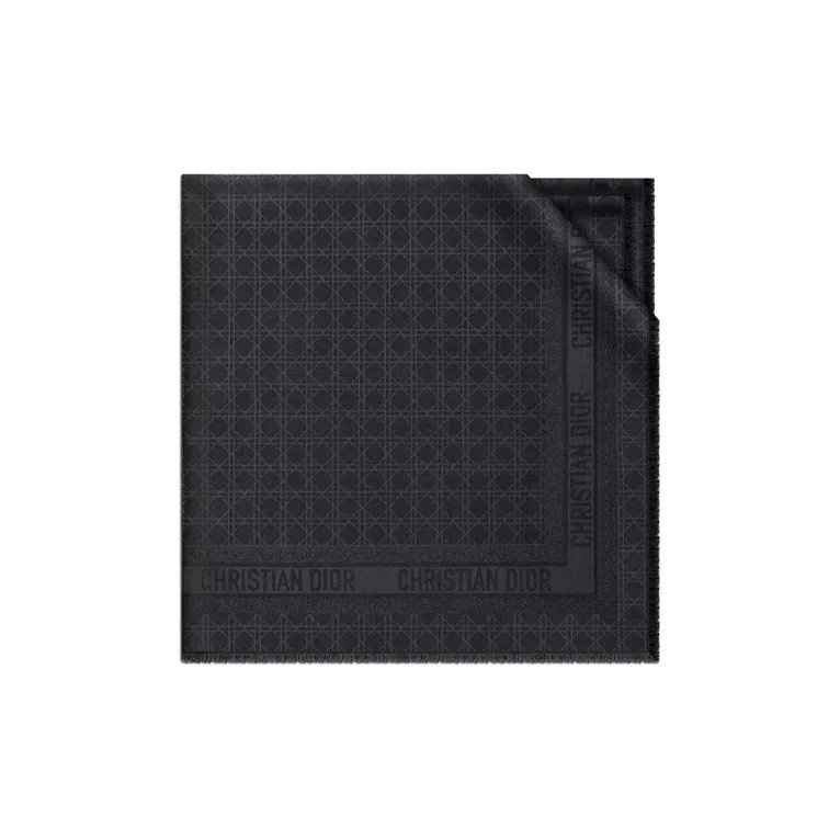 DIOR Silk Scarves Women's Dark Blue