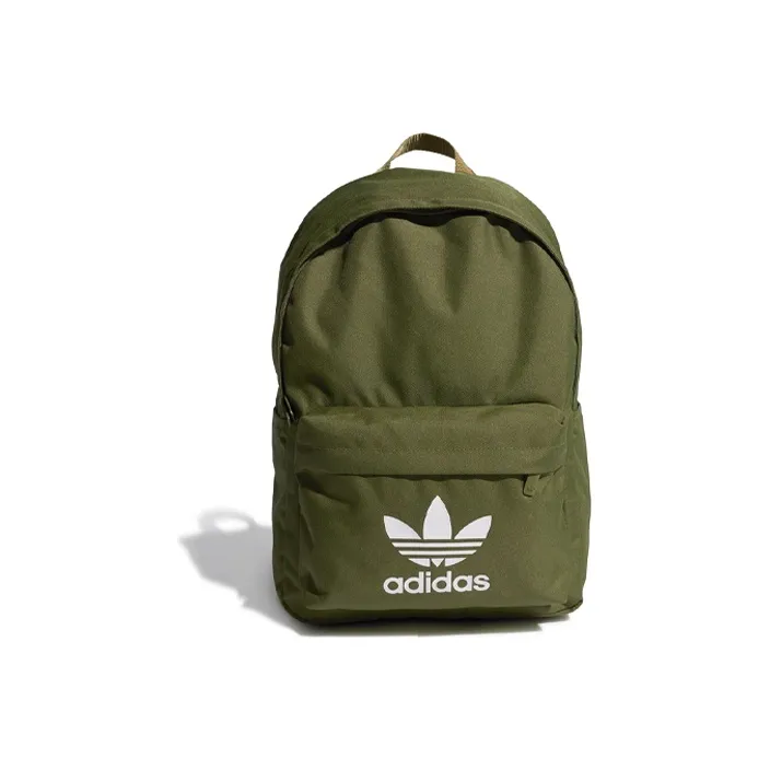 Adidas Originals Polyester Backpack Standard Unisex Green Adidas Originals Полиэстер Рюкзак Стандартный Унисекс Зеленый