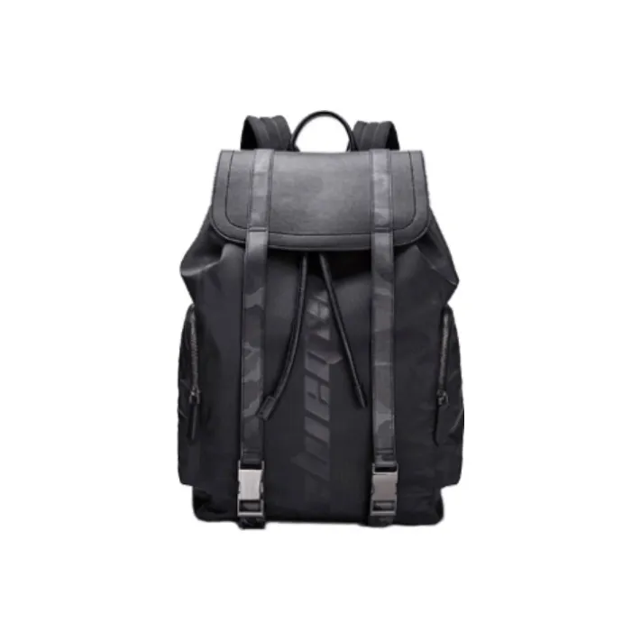 BABAMA Ткань Путешественная Сумка Рюкзак Стандартный Мужской Черный