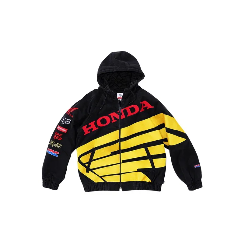 Supreme X Honda Fox Racing Puffy Zip Up Jacket