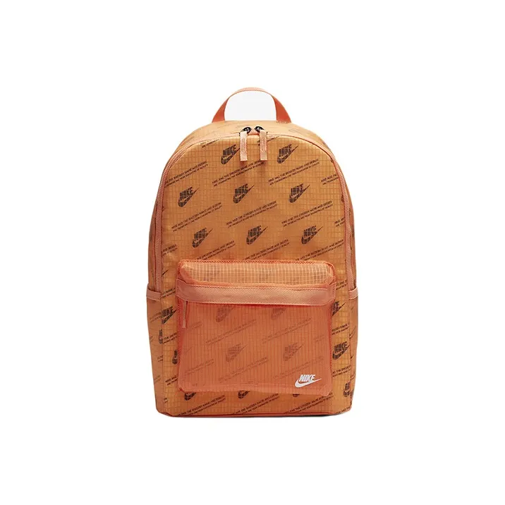 Nike Heritage Полиамид Рюкзак Стандартный Унисекс Оранжевый
