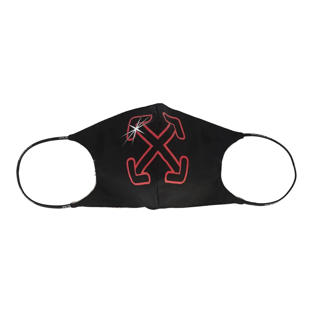 OFF WHITE Arrow Motif Printed Face Mask