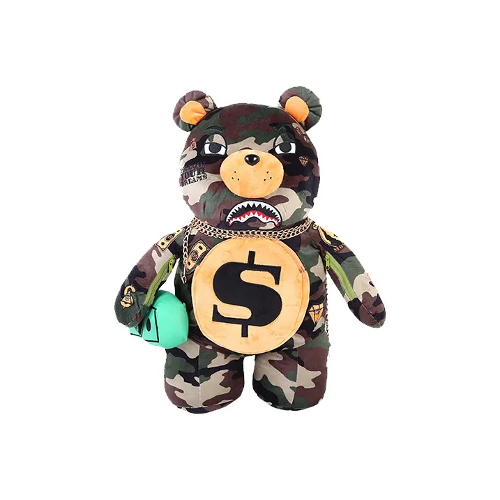 SPRAYGROUND Ткань Кукла Рюкзак Стандартный Унисекс Армейский Зеленый