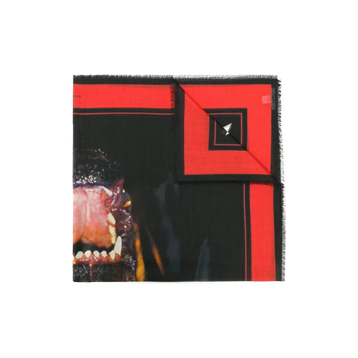 Givenchy Шерсть Шали Черный Унисекс