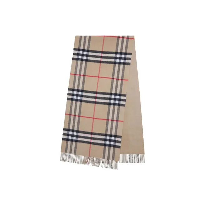 Burberry Reversible Check Cashmere Scarf