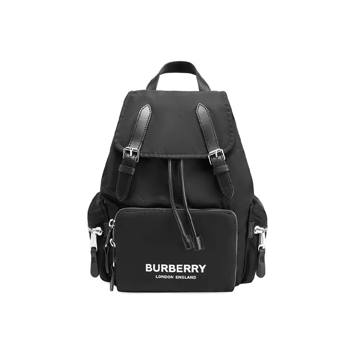 Burberry Nylon Canvas Backpack Women's Black