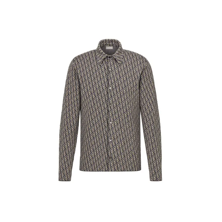 DIOR All Over Oblique Button Down Shirt