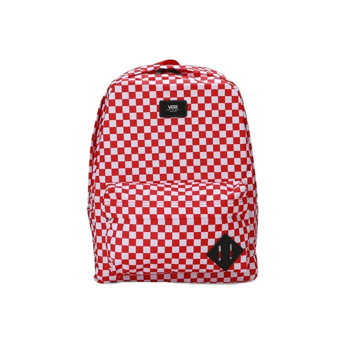 Vans Polyester Backpack Regular Unisex Red White