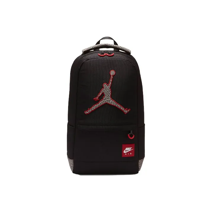 Jordan Polyester Backpack Tubas Unisex Red/Black Color