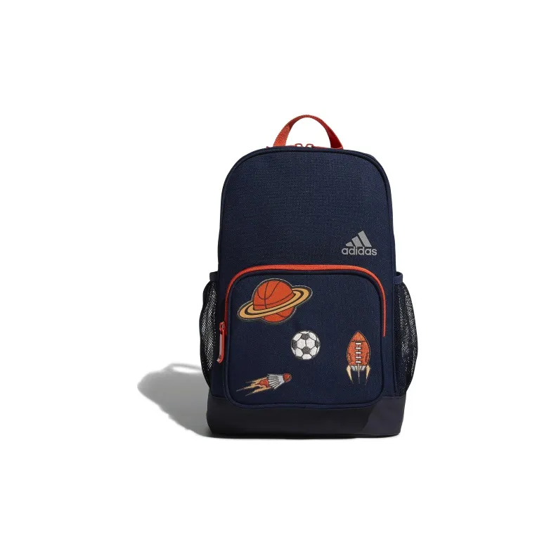 Adidas Polyester Backpack Regular Men's Denim Blue