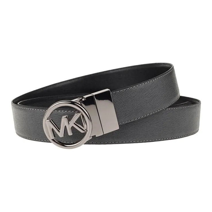 MICHAEL KORS Leather Belts Men's Black Gray Color