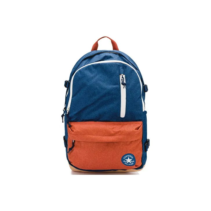 Converse Polyester Backpack Regular Unisex Blue Orange Multicolor