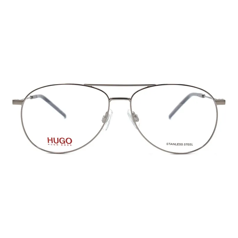 HUGO BOSS Eyeglass Frames Men's Gunmetal