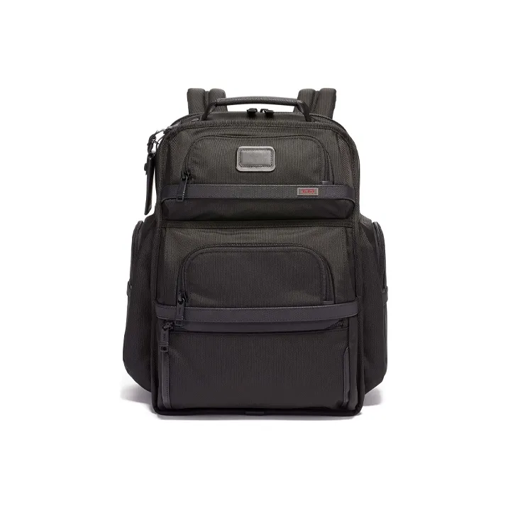 TUMI Alpha 3 Elastic Nylon Backpack Regular Unisex Black