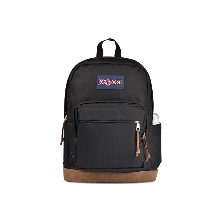 JanSport Polyester Backpack Medium Size Unisex Black