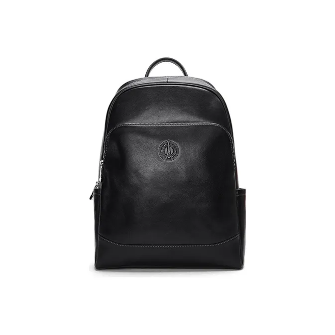 ELLE HOMME Натуральная кожа Ноутбук Сумка Рюкзак Унисекс Однотонный