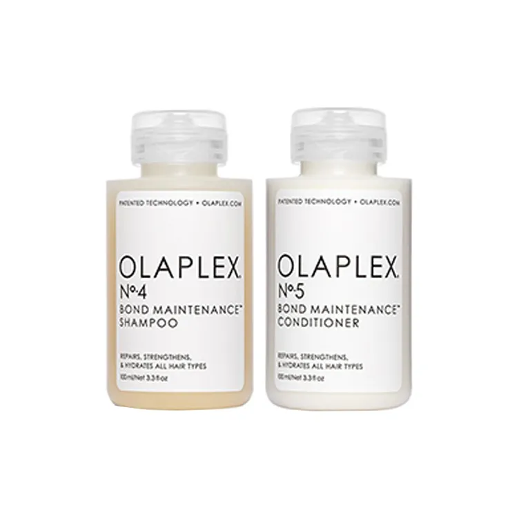 OLAPLEX Цвет №4 Шампунь 100 мл + Нет. 5 Кондиционер 100 мл Набор Шампунь и Кондиционер Освежающий Очищающий