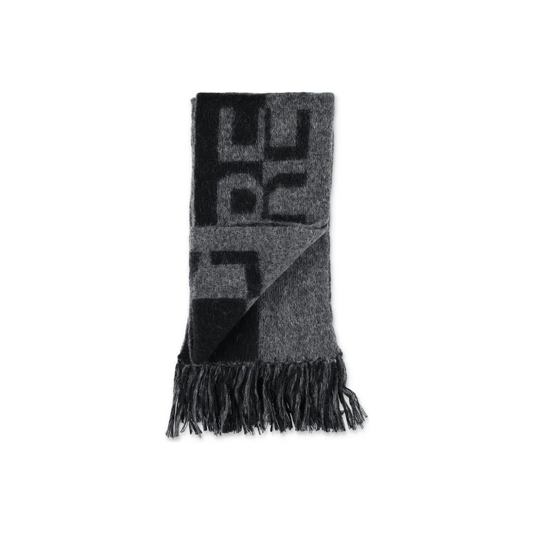 SAINT LAURENT Logo-print Scarf