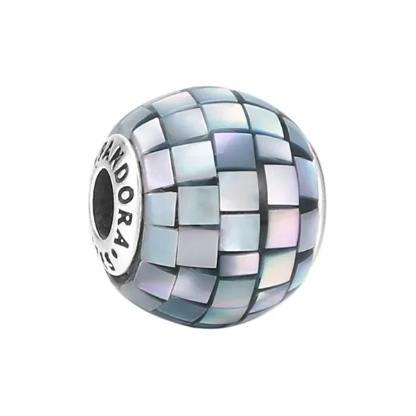 Pandora 925 Серебро Стерлинговое Серебро Бусины Женские Синие