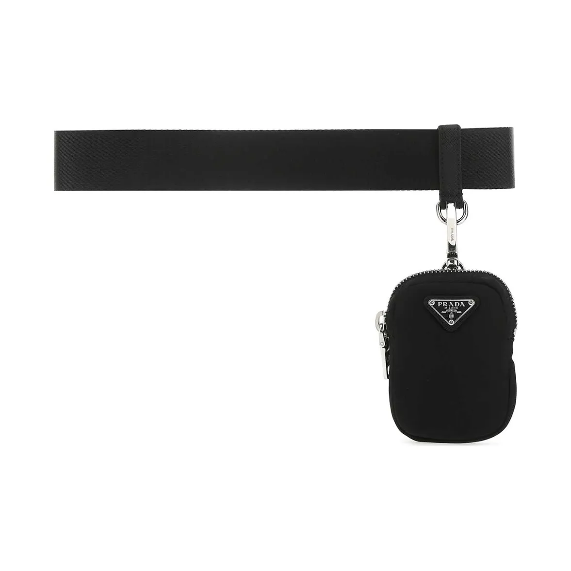 PRADA Leather Belts Women's Black