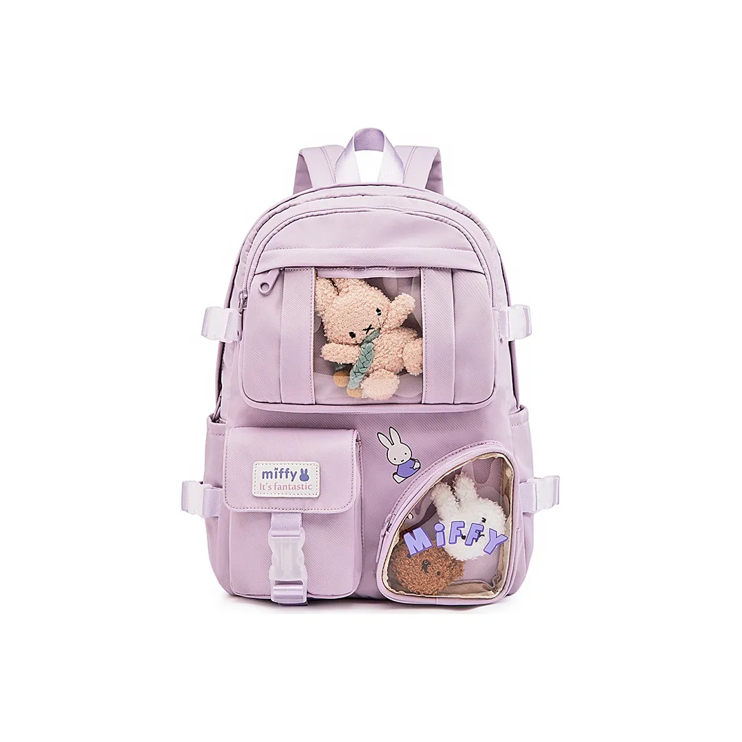 MIFFY Нейлоновый ПВХ Рюкзак Женский Многоцветный