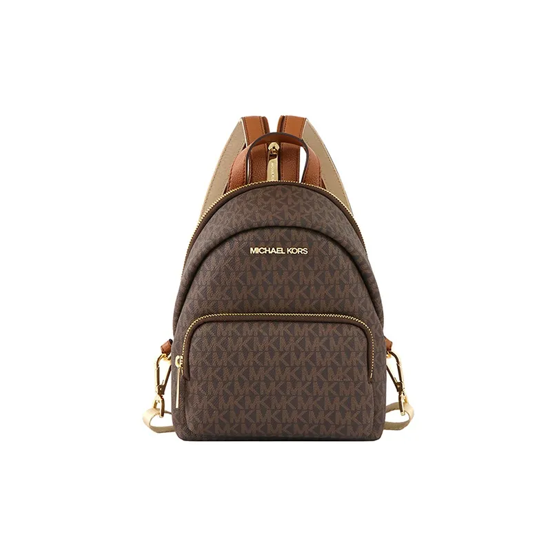 MICHAEL KORS Erin PVC Polyvinyl Chloride Backpack Women's Brown