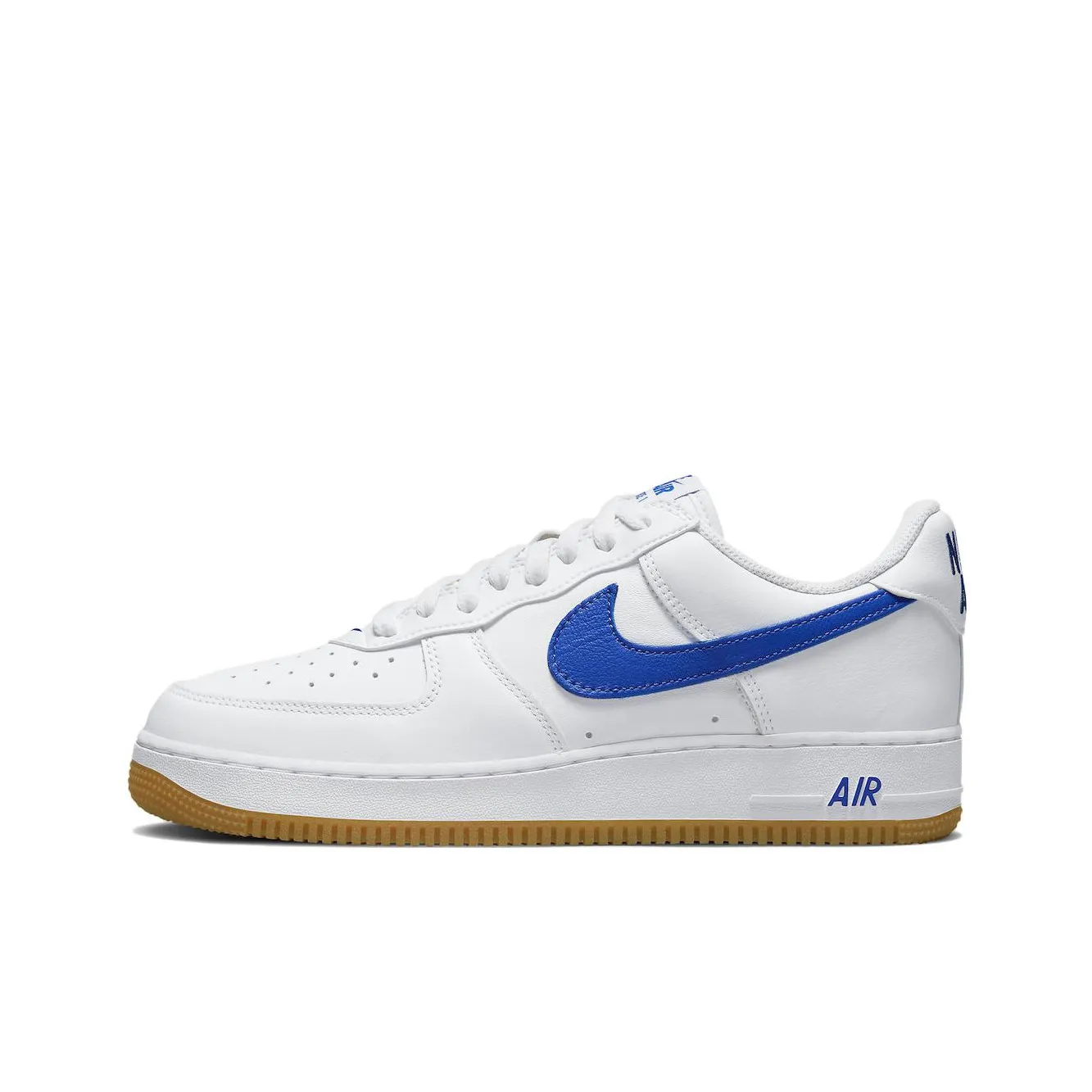 Nike Air Force 1 Ретро 'SINCE 82' Low Топ Скейтборд Кроссовки Унисекс Белый Синий