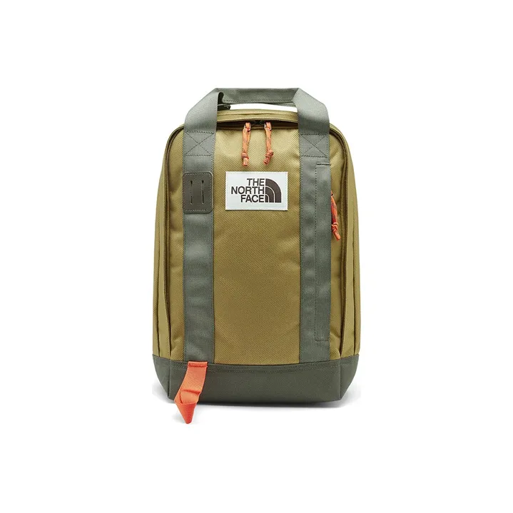 THE NORTH FACE 14.5L Backpack Outdoor Bag Polyester Army Green Unisex