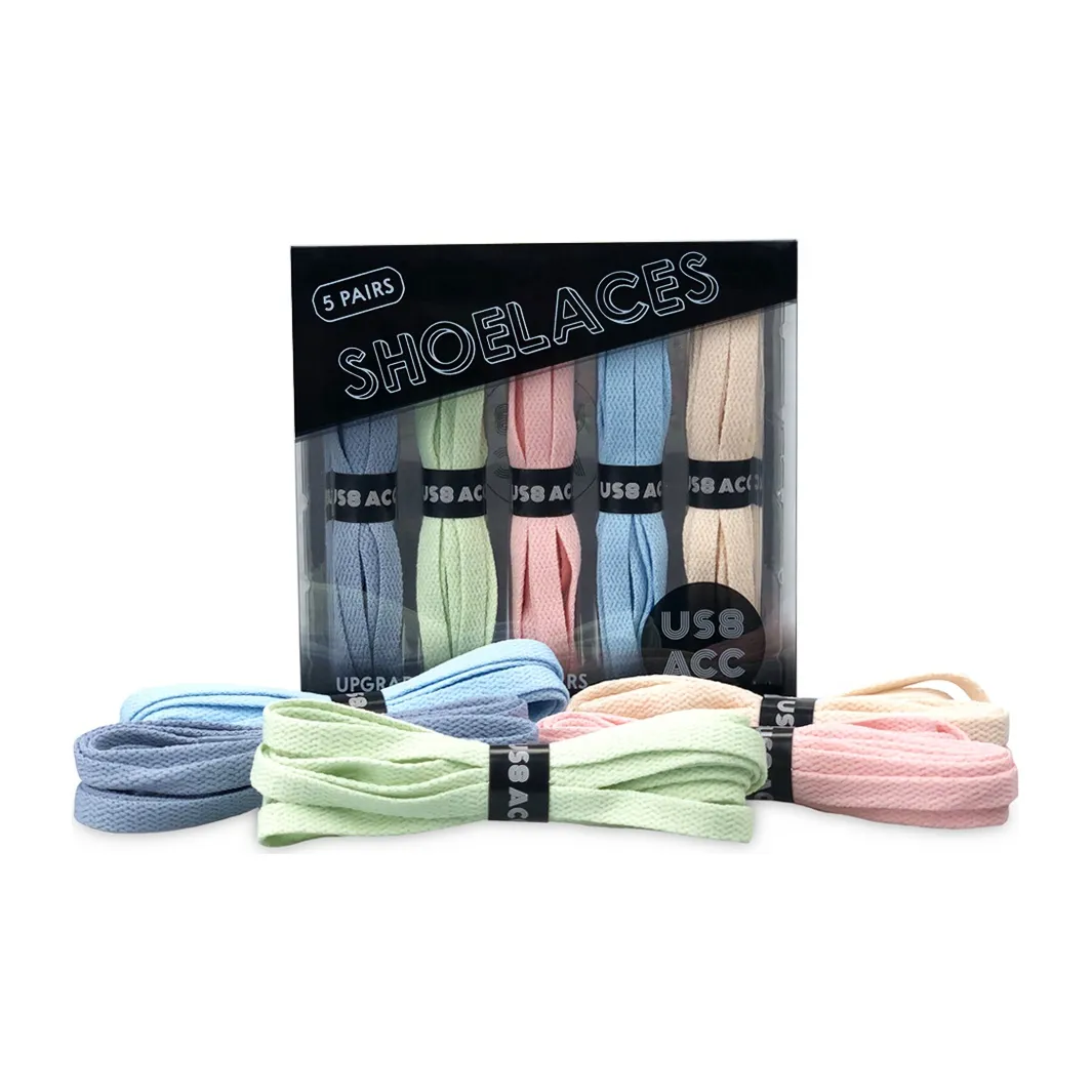 US8ACC Полиэстер Шнурки для обуви Унисекс
