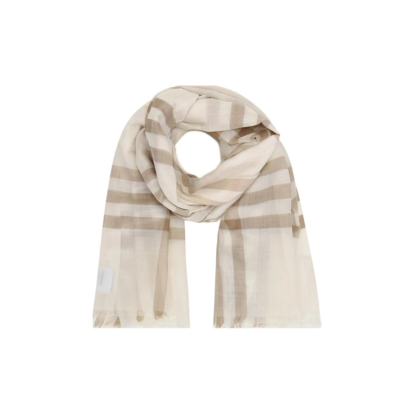 Burberry Giant Check Gauze Scarf