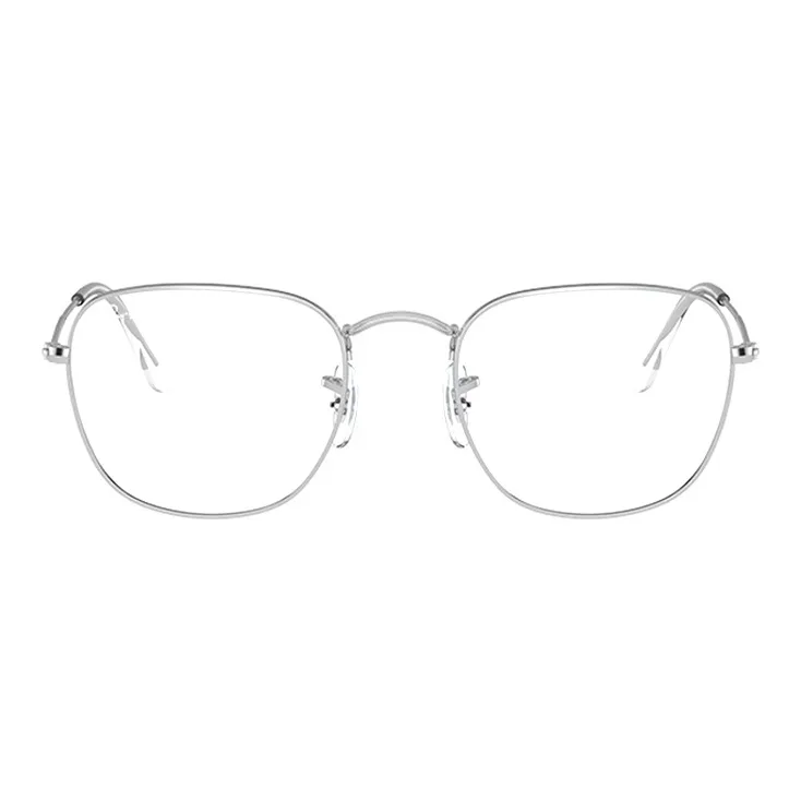 Очки RayBan с диоптриями серебряные унисекс