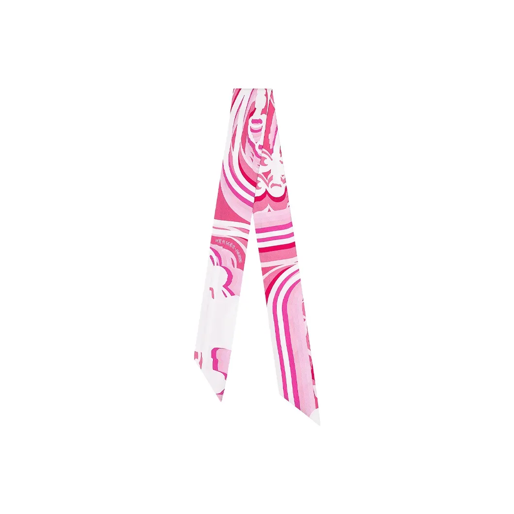 Hermes Twilly Шелковые шарфы Розовый Женские