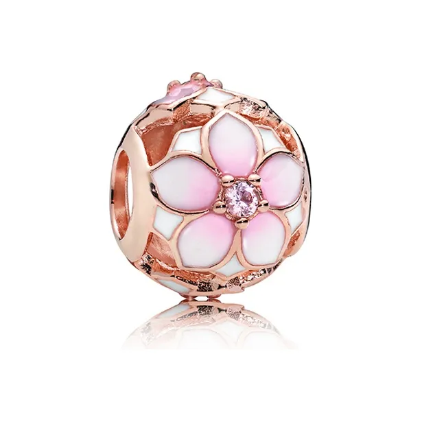 Pandora Сплав/Серебряное покрытие/Золотое покрытие Шармы/Подвески Многоцветные Женские