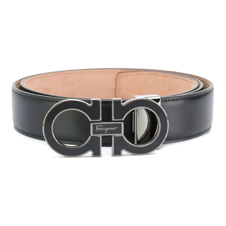 Ferragamo Ремни из коровьей кожи Мужской Черный