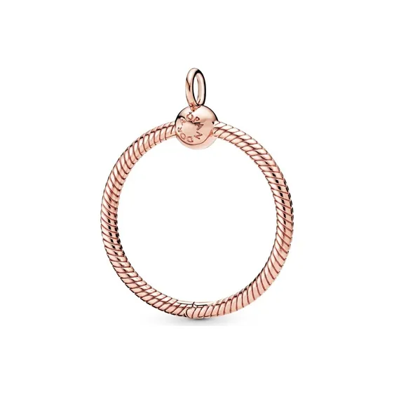 Pandora Сплав/Серебряное покрытие/Золотое покрытие Шармы/Подвески Розово-золотой Женские