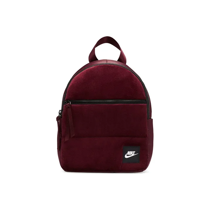 Nike Nylon Backpack Mini Unisex Brown Red